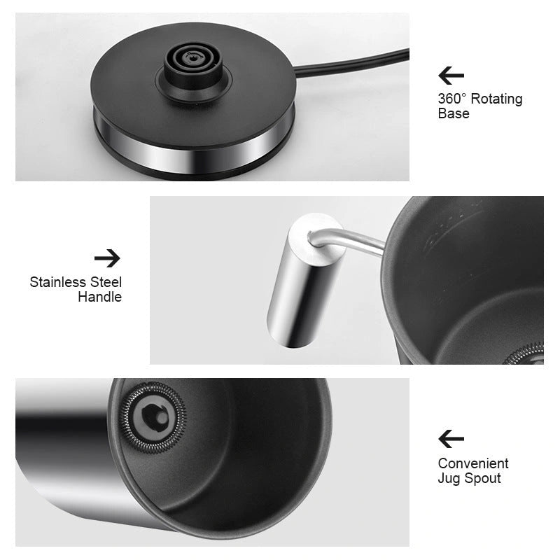 Electric Milk Frother for Coffee with 3 Functions: Froth, Heat, and Warm