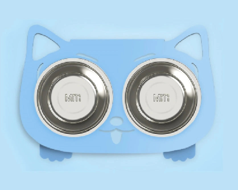 Stainless Steel Anti-Spill Pet Feeding Bowl