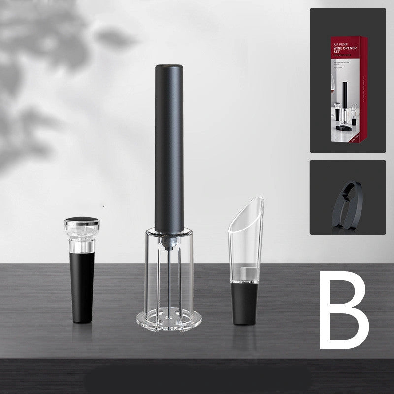 Red Wine Needle Pen-shaped Air Pressure Bottle Opener for Effortless Cork Removal