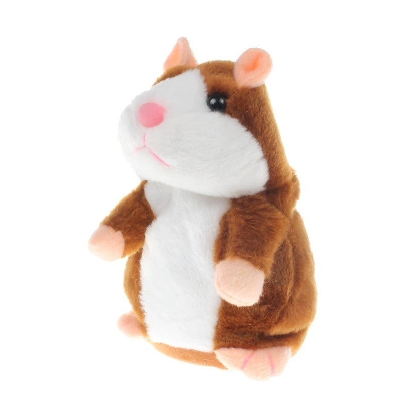 15CM Little Talking Hamster Toy with Repeat Function