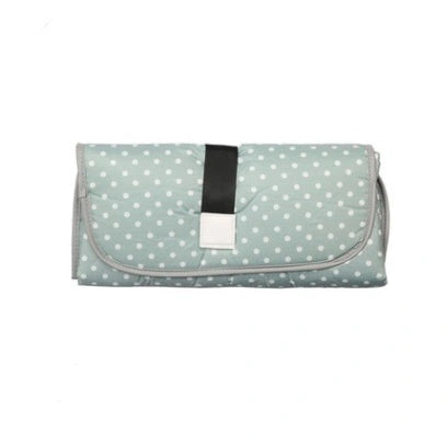 Portable Diaper Changing Pad Clutch with Built-in Toy Ring