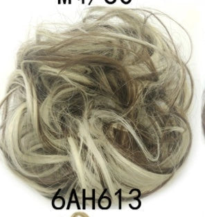 Synthetic Wavy Curly Messy Hair Bun for Women, 12cm Diameter