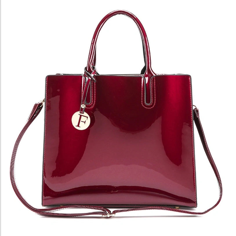 3 Sets Leather Handbags with Zipper Closure and Cell Phone Pocket