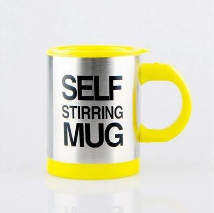 304 Stainless Steel Self-Stirring Mug with Magnetic Mixer
