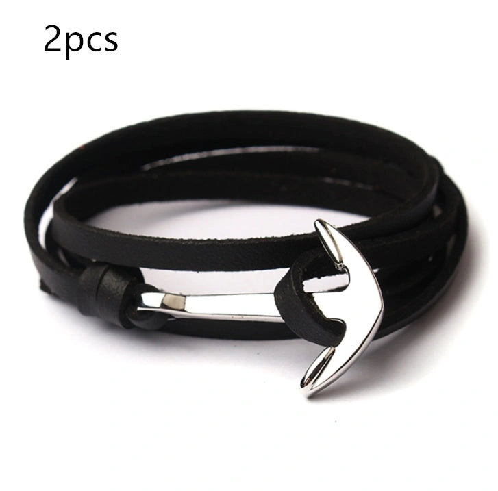 Anchor Bracelet with Hand Strap for Unisex Wear