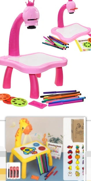 Children's Magnetic Projection Drawing Board with Music Function