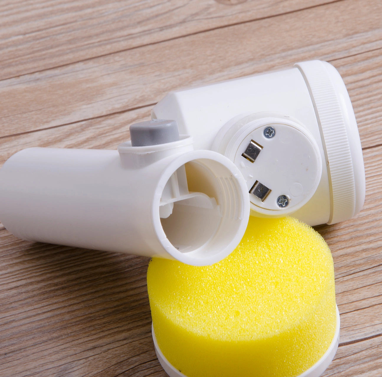 5-in-1 Electric Cleaning Brush with Interchangeable Heads for Kitchen and Household Use