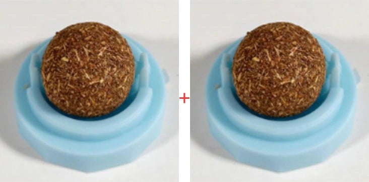 3pcs/lot Self-adhesive Rotated Catnip Lick Ball for Cats