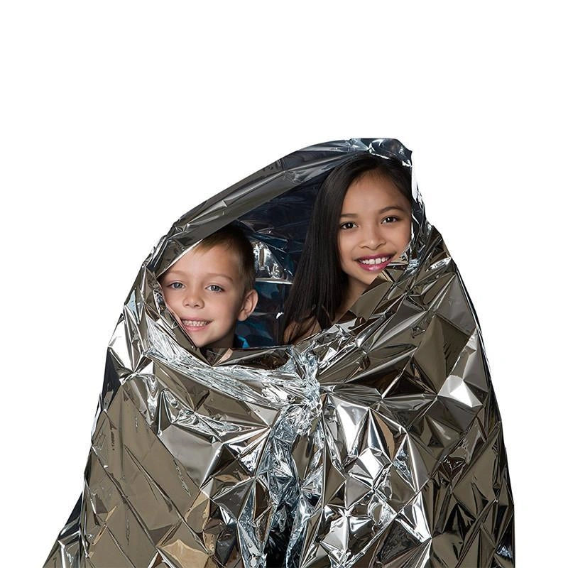 Silver Aluminised Emergency Blanket for Hypothermia Prevention