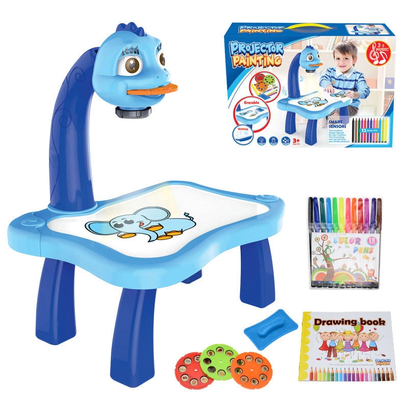 Children's Magnetic Projection Drawing Board with Music Function