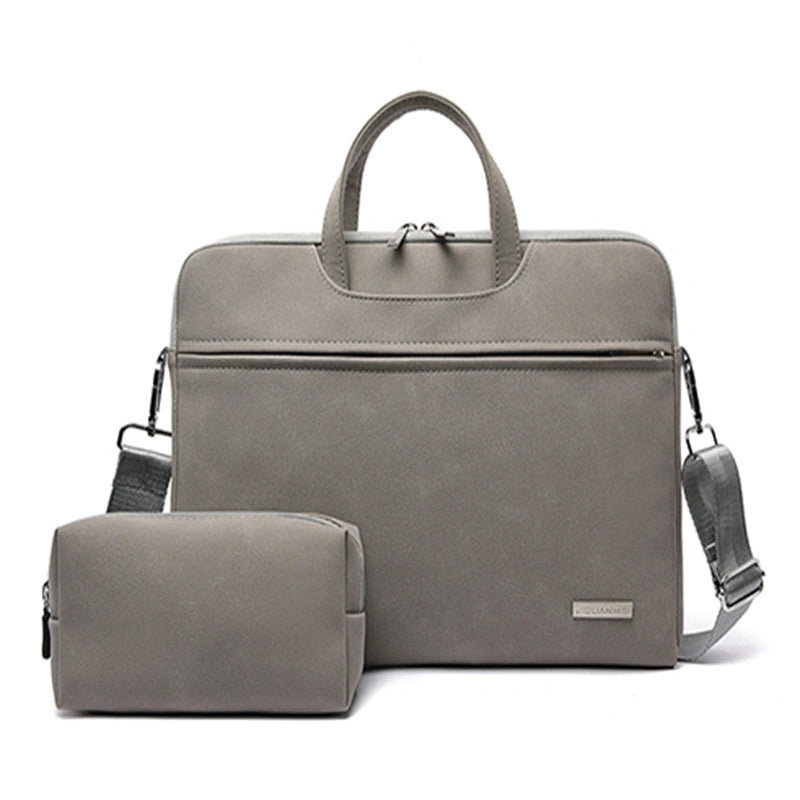 Stylish PU Leather Laptop Bag for MacBook Air 13.3 to 15.6 Inch
