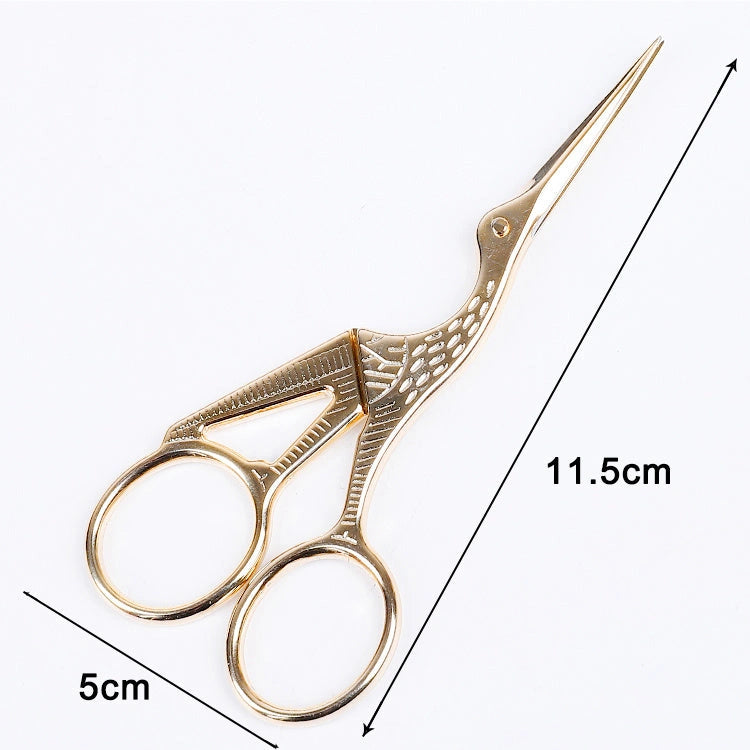 Stainless Steel Crane Embroidery Scissors