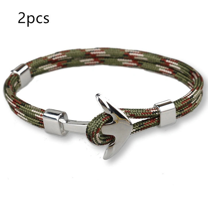 Anchor Bracelet with Hand Strap for Unisex Wear