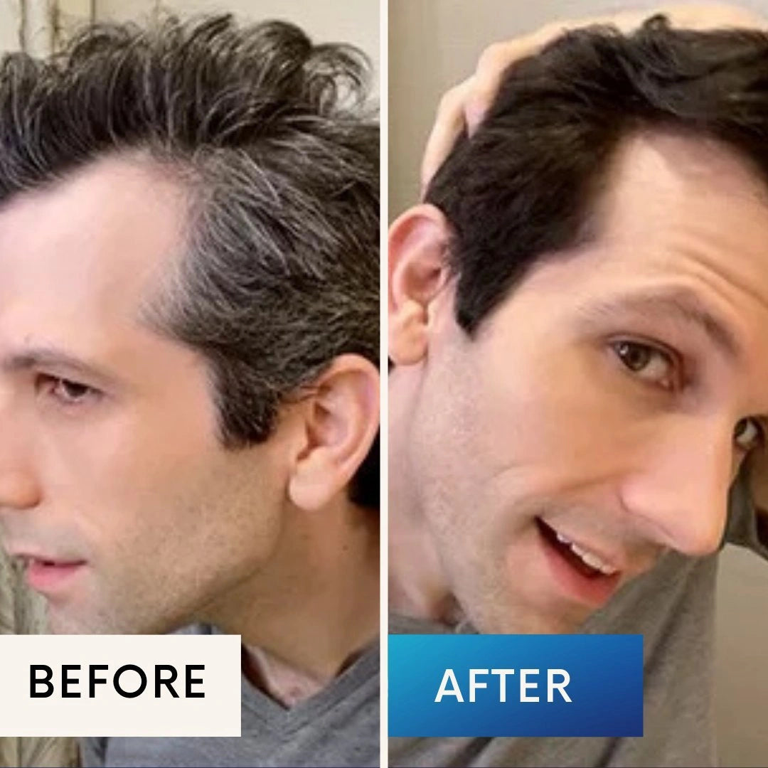 3-in-1 Hair Dye Shampoo for Natural Fast Grey Coverage