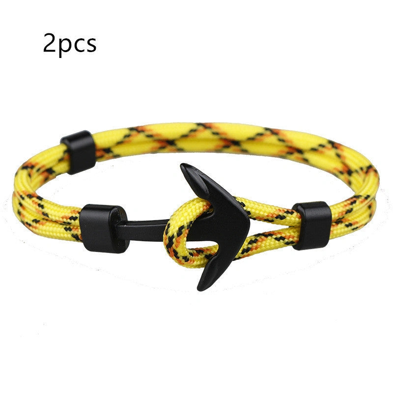 Anchor Bracelet with Hand Strap for Unisex Wear