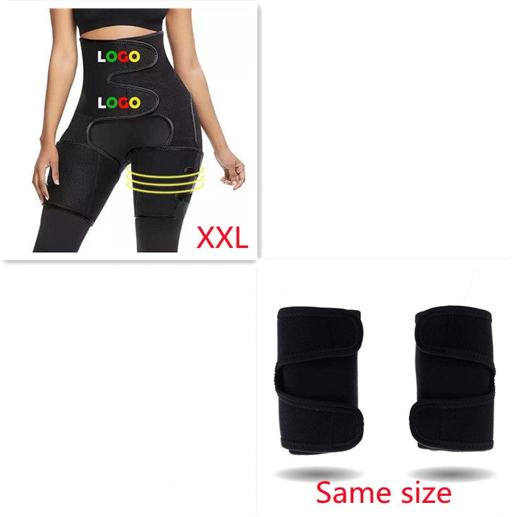Adjustable Sports Waist Belt with Neoprene Fabric for Enhanced Sweat