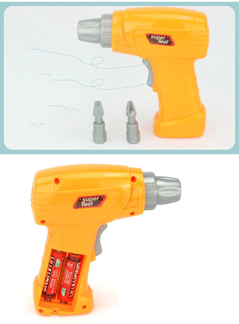 Educational Building Kit with Safe Plastic Power Drill