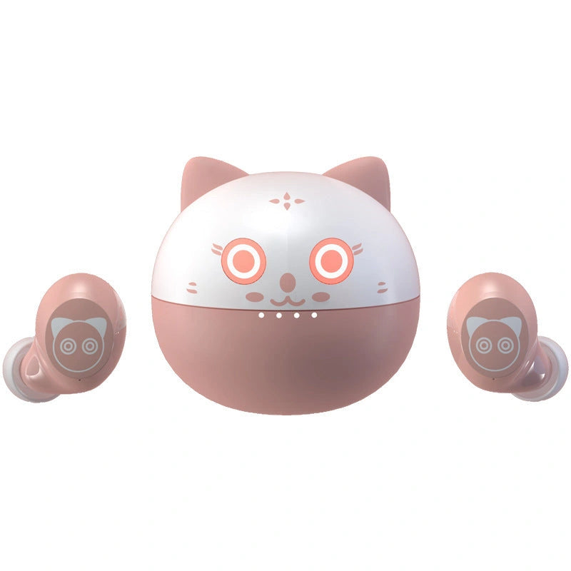 Bluetooth Headset Wireless Rechargeable Mini in Pink