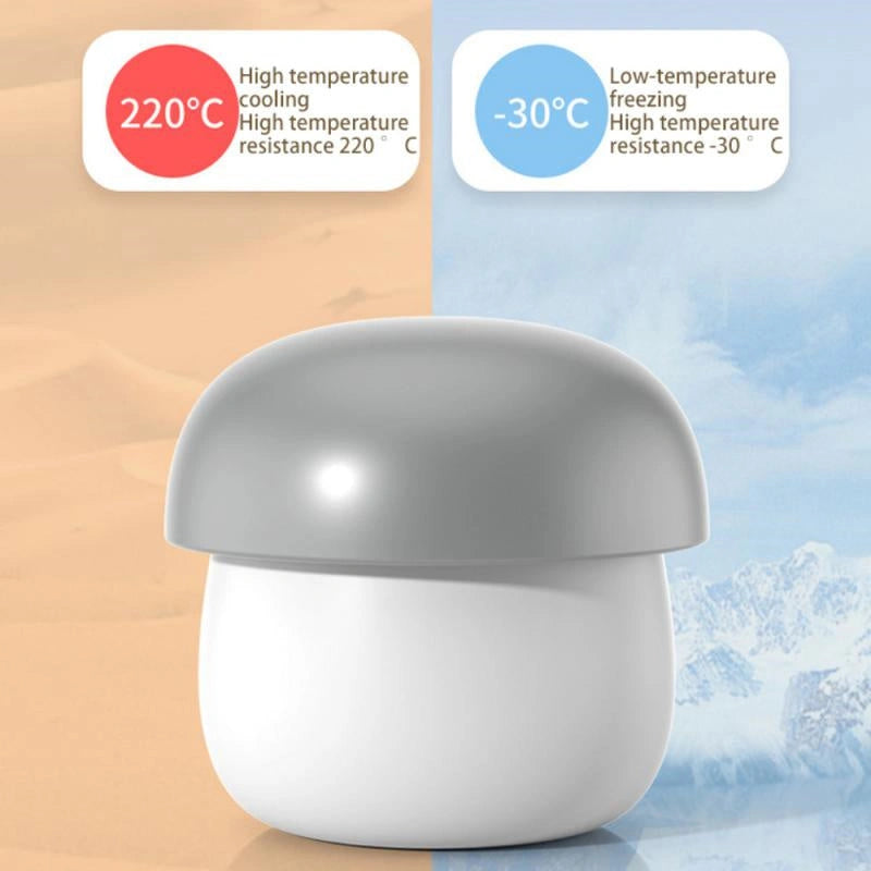 Silicone Mushroom Ice Cup Mold for Easy Demoulding and Homemade Crushed Ice