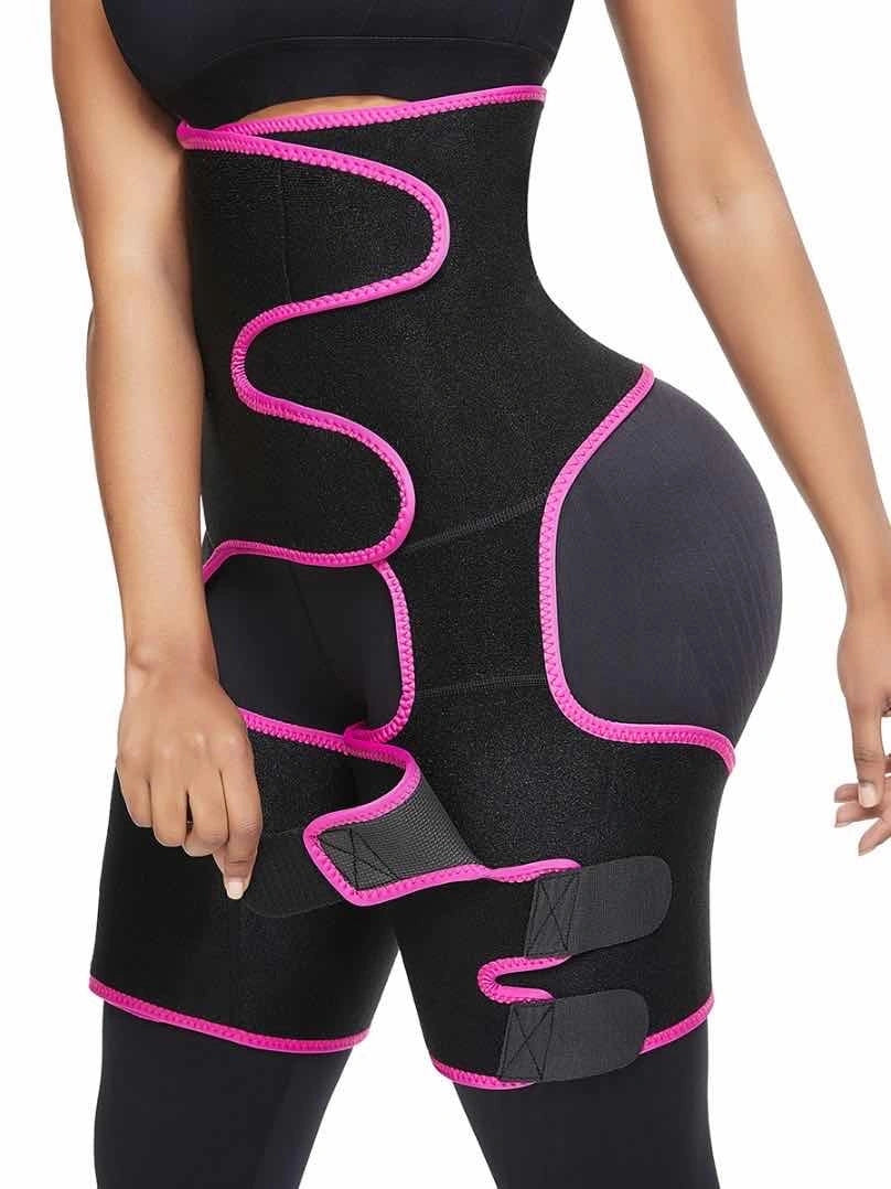 Adjustable Sports Waist Belt with Neoprene Fabric for Enhanced Sweat
