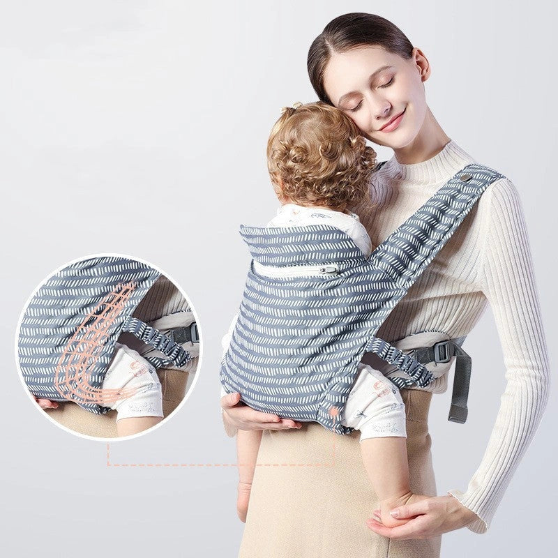 Baby Backpack Carrier with Hipseat for Comfortable Infant Transport