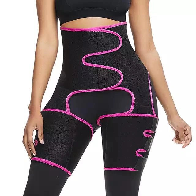 Adjustable Sports Waist Belt with Neoprene Fabric for Enhanced Sweat