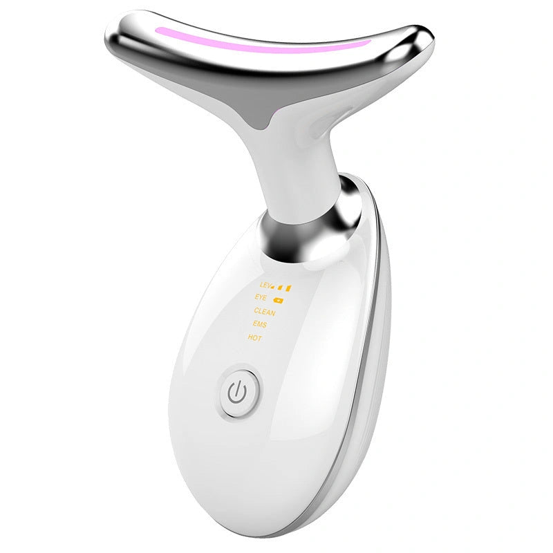 EMS Thermal Neck Massager with Microcurrent Wrinkle Reduction