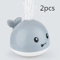 Electric Induction Whale Spray Toy for Baby Bath Time Fun
