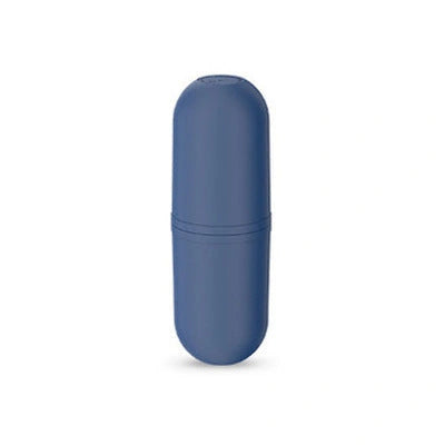 Capsule-shaped travel bottle with leak-proof design for outdoor activities