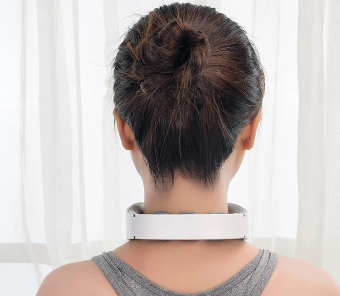 USB Charging Neck Massager with 6 Modes and 9 Strength Levels