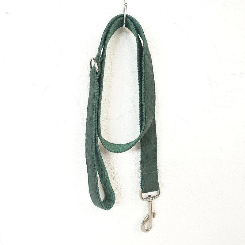 Stylish MUTTCO Pet Collar & Bow Traction Set
