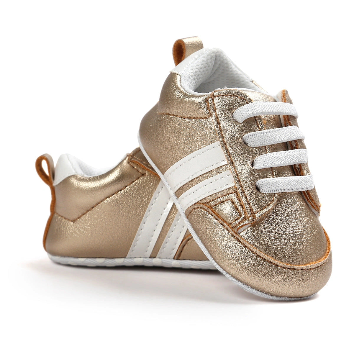 Soft PU Leather Non-slip Baby Moccasins for First Walkers