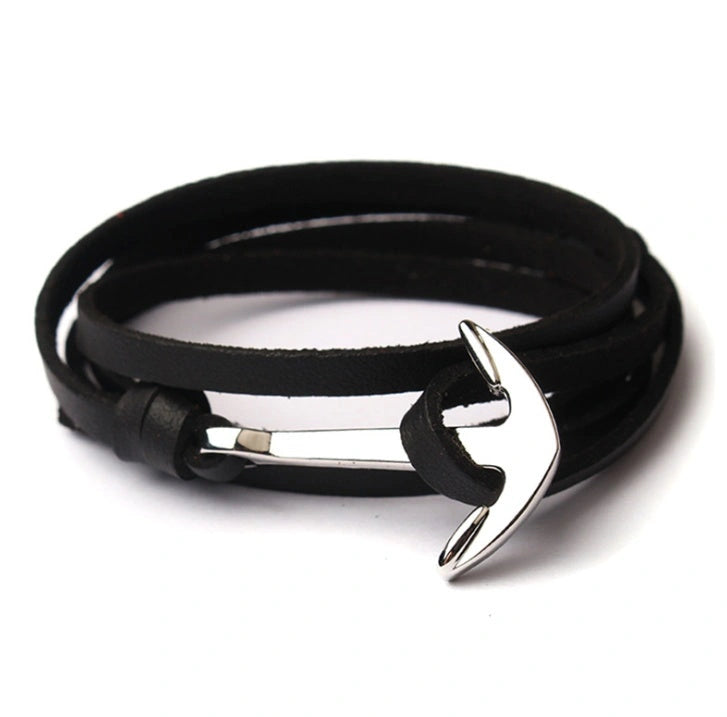 Anchor Bracelet with Hand Strap for Unisex Wear