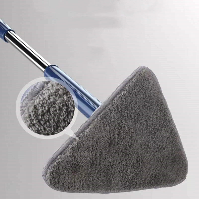 Extendable Triangle Mop with 360° Rotatable Head for Deep Cleaning