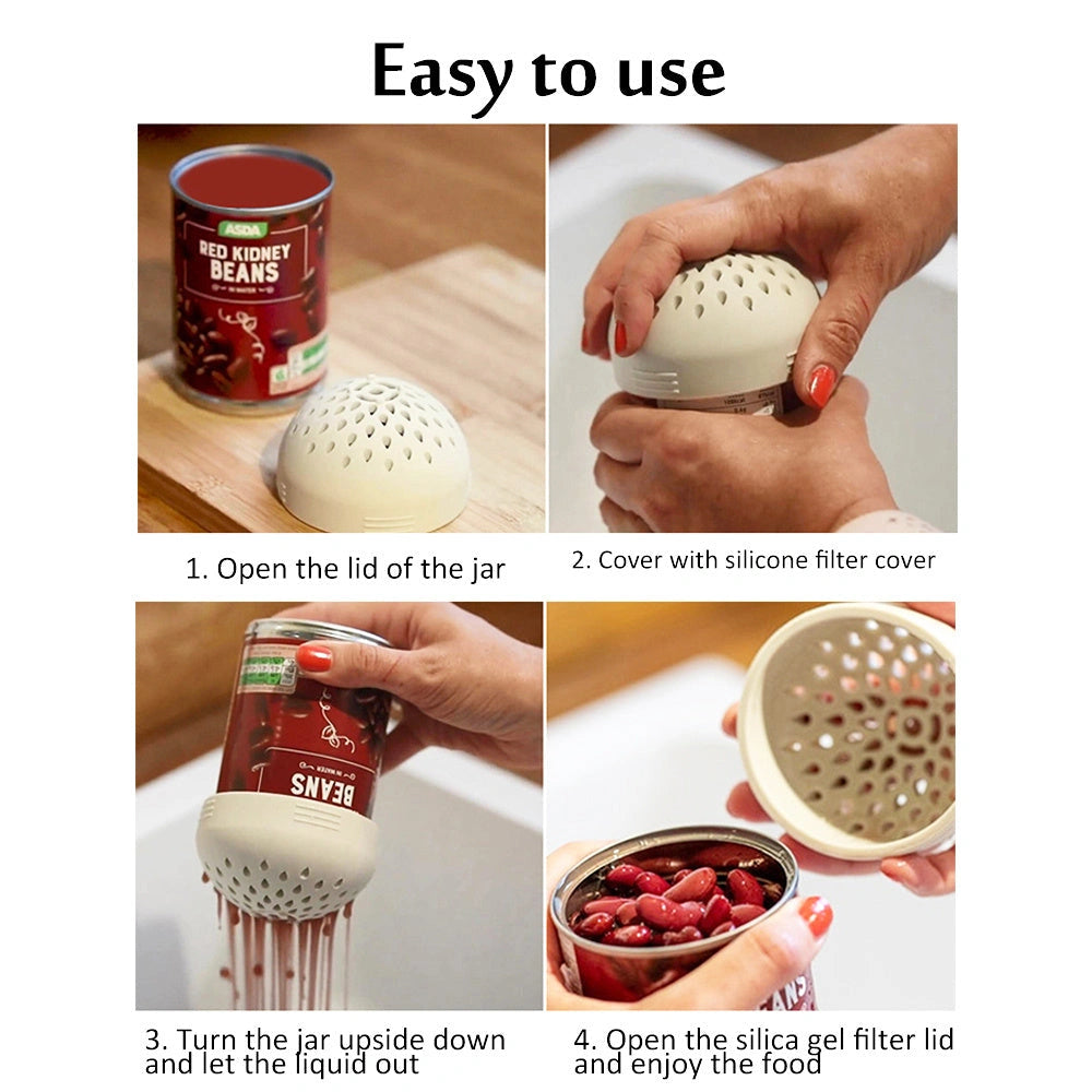 Silicone Mini Kitchen Colander with Strong Absorption for Small Items