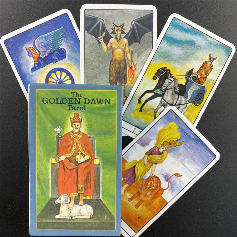 The Golden Dawn Tarot Oracle Cards English Version for Party Entertainment