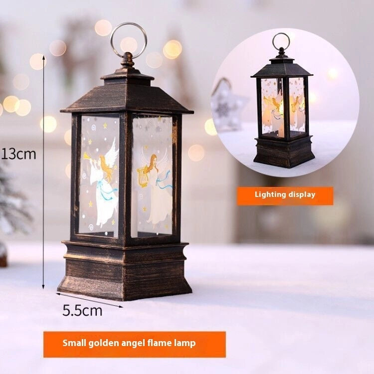 Santa Claus LED Night Light Battery Powered Hanging Lantern