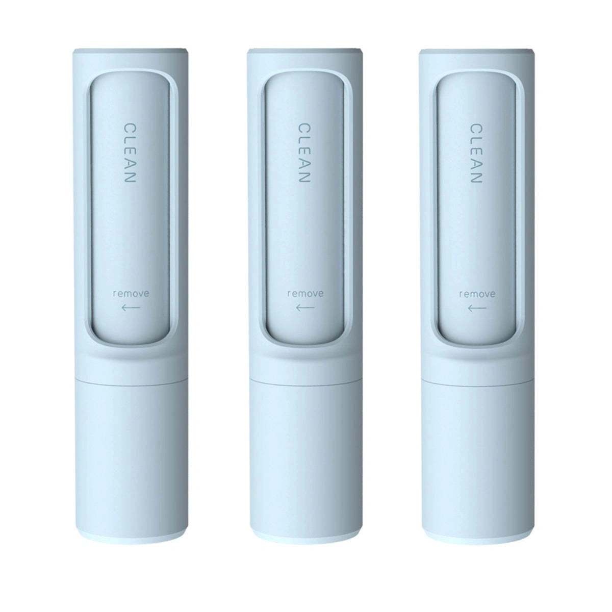 Rotating cylinder electrostatic brush for pet hair removal on clothes