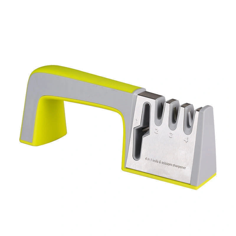 Stainless steel and ABS plastic fast knife sharpener