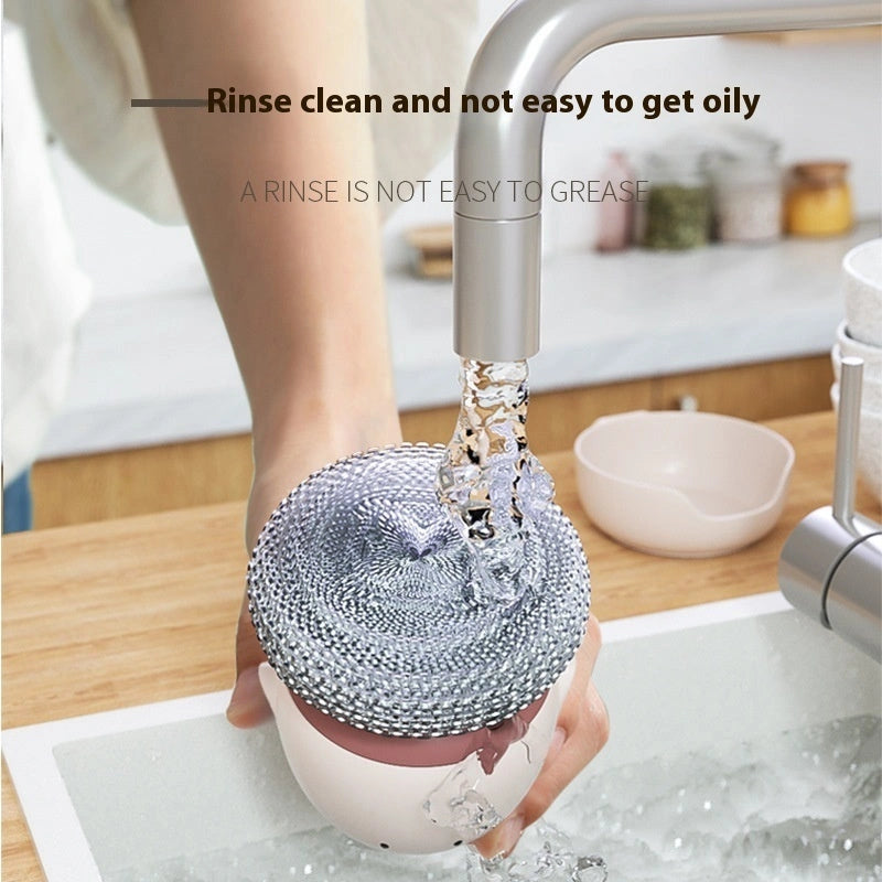 Automatic Liquid Filling Dishwashing Brush with Replaceable Head