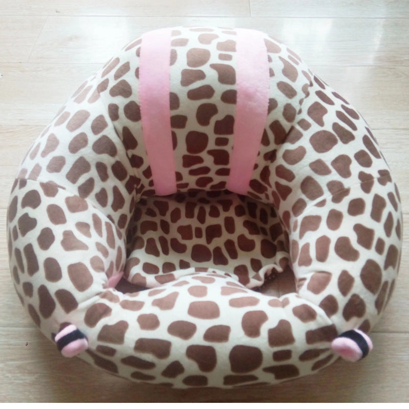 Baby Learning Seat with Plush Toy Safety Dining Chair