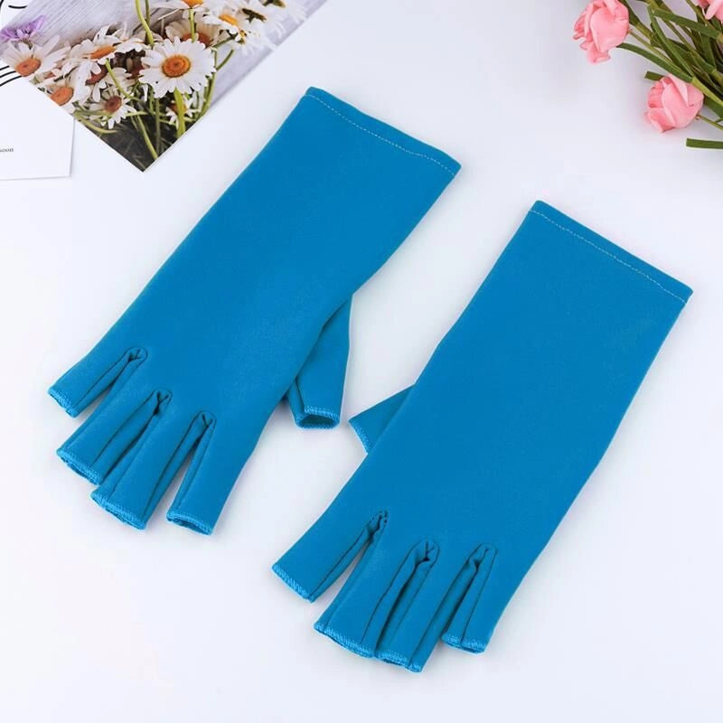 Stylish UV Protection Manicure Gloves