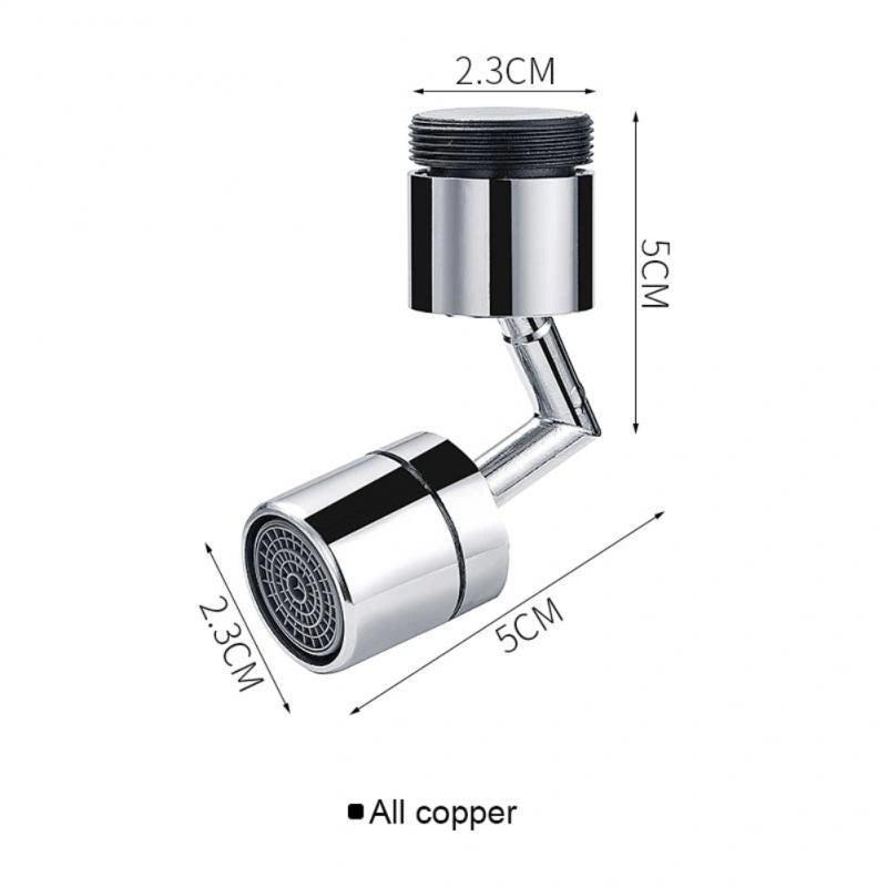 Universal Splash-proof Outer Joint Swivel Faucet with 360° Rotation
