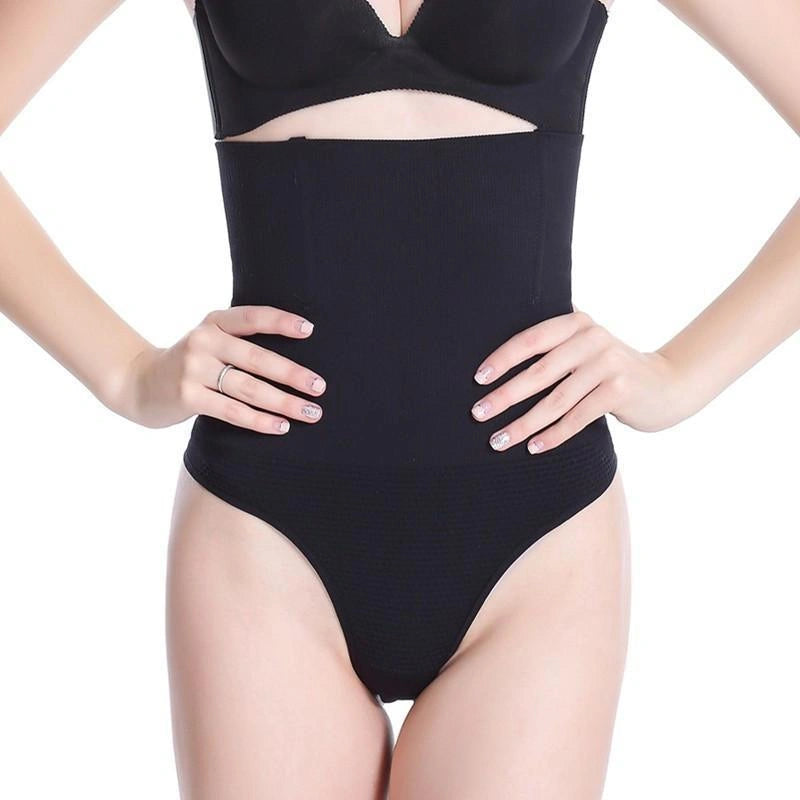 High Waist Tummy Control Thong with 2-Layer Midsection Design