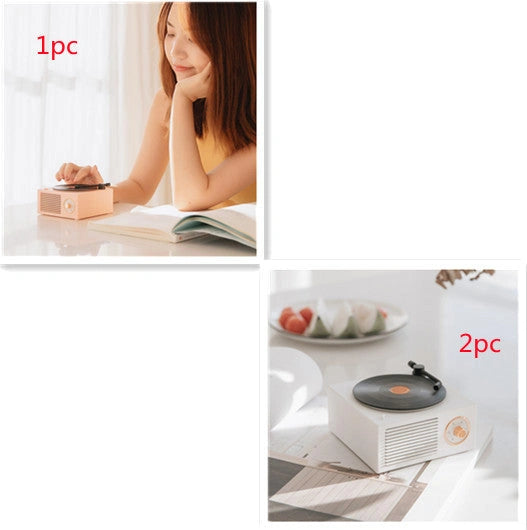 Retro Bluetooth Mini Speaker with USB Port
