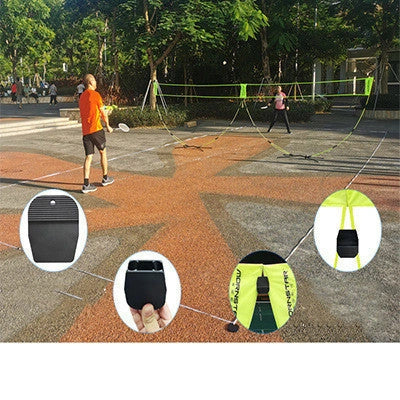 Professional Portable Foldable Badminton Net with Carbon Fiber Frame