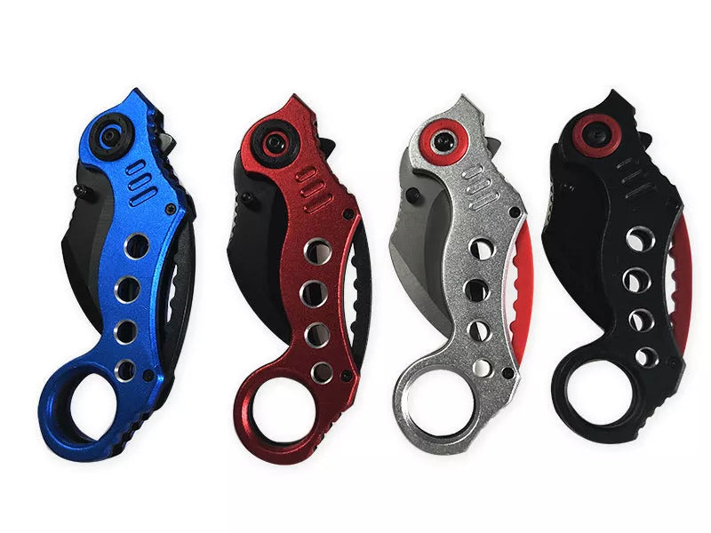 Stainless Steel Outdoor Folding Claw Knife with Space Aluminium Handle