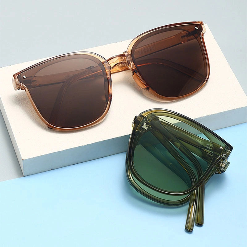 Folding Sunglasses with UV400 Protection for Summer Outdoors