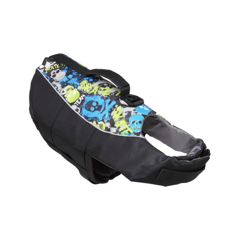 Adjustable Mermaid Shark Pet Dog Swimming Life Vest for Small to Large Dogs