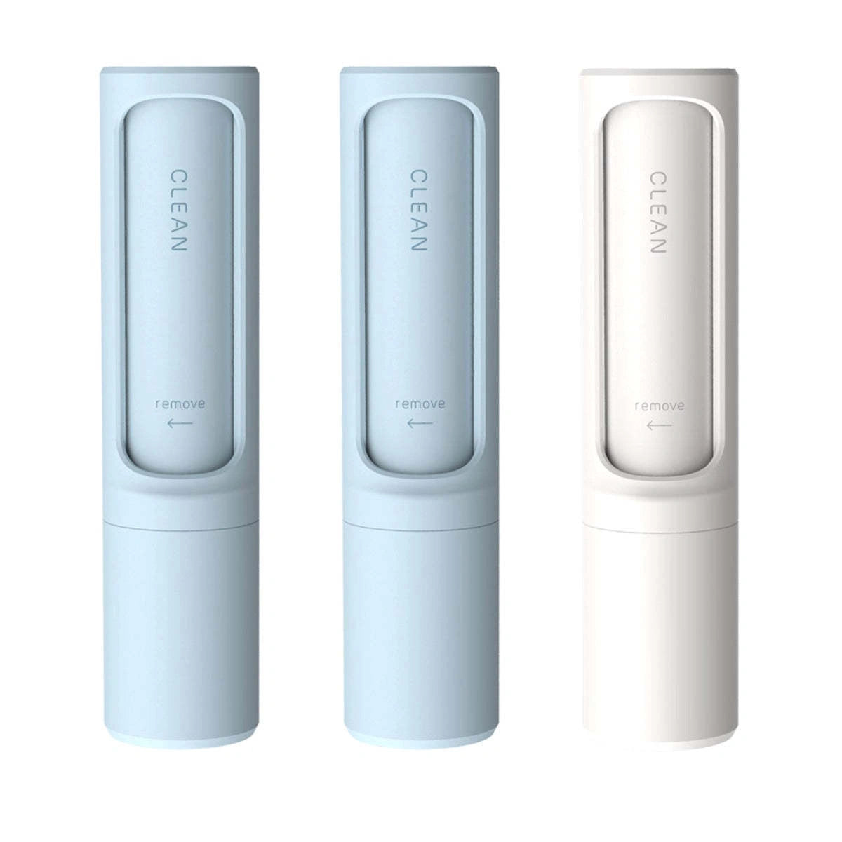 Rotating cylinder electrostatic brush for pet hair removal on clothes